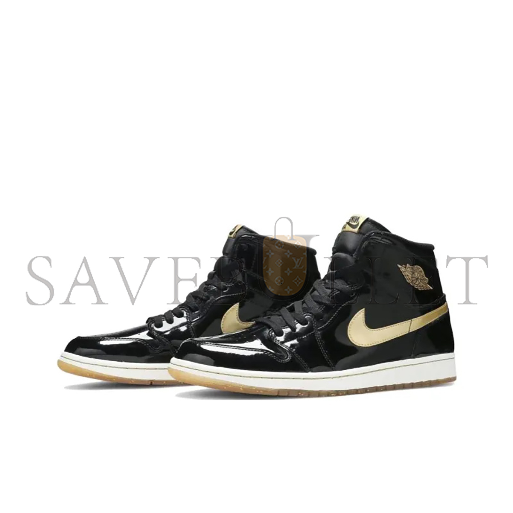 NIKE JORDAN 1 RETRO BLACK METALLIC GOLD (2013) 555088-019